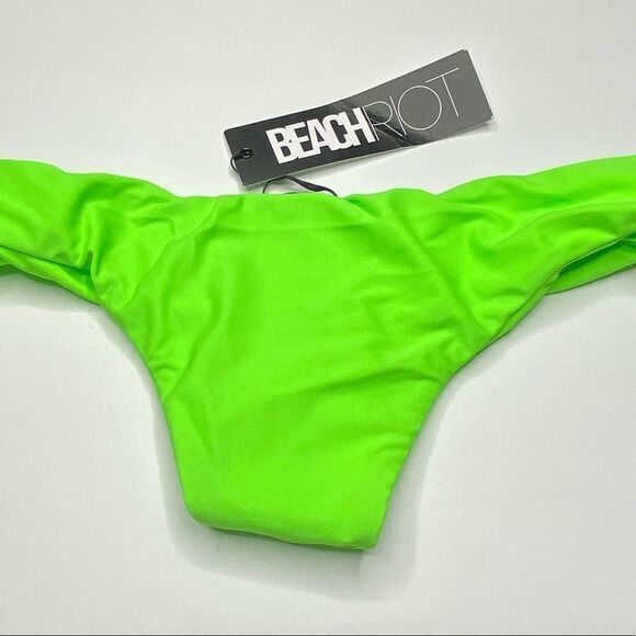 Beach Riot Bikini Bottom in Limonada NWT - Picture 7 of 8